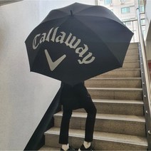 [캘러웨이] 싱글캐노피 자동 골프우산 62인치 [2컬러], 옵션:[색상] 블랙
