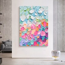 투데이즈바잉 꽃잎 그림액자, 50x70, 티타늄 화이트 [PS 프레임]