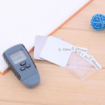 도막측정기 두께측정기 두께게이지 페인트 코팅 두께 게이지 디지털 테스터 미터 악기 철 알루미늄 비금속 자동차 자동차 비금속, 검은색