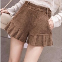 Ogfaour 통통한 동생 패션 치마바지 여 겨울 하이웨이스트 날씬해 보이는 코데즈 반바지 위에 레깅스 신음 W962