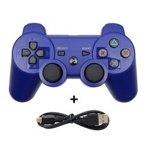 게임기 액세서리 조이스틱 게임 휠 패드 소니 PS3 컨트롤러 무선 지원 블루투스 PC 게임 패드 소니 PS3 콘솔 Controle 조이패드 액세서리, Blue/CHINA