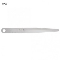 측량 0.1mm 두께 필러 게이지 미터법 측정 도구 5 개, 한개옵션0