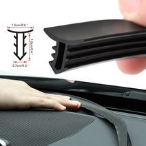 현대 Palisade Grandeur Azera Elantra GT Kona 2018 2019 용 자동차 대시 보드 방음 고무 씰 스트립