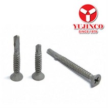 [유진] 나사 윙스크류 델타 백색 황색 외경4.2mm 4.8mm 5.5mm 1봉지, 10x45, 500개