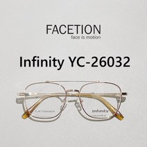 FACETION 페이션 안경테 Infinity YC-26032 C3 투브릿지 보잉스타일 티타늄안경테