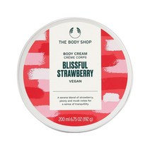 더바디샵 THE BODY SHOP 영국 블리스풀 스트로베리 바디크림 200ml, 5팩