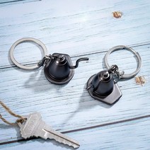 비투비월드 커피포트 열쇠고리 2p세트(블랙) 자동차 키링