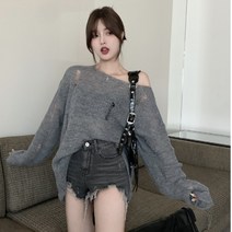 어깨트임 니트오프숄더 골지티 사선 스퀘어넥 니트 오프숄더니트 홀터넥 니트 여성 겨울 빅사이즈 오프숄더 니트 홀터넥