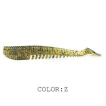 Supercontinent 5cm 8cm 11cm 낚시는 파이크와 대한 소프트 루어 인공 미끼 프레데터 태클을, Z, 110mm 4pcs