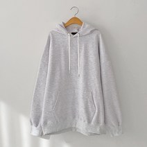 국내생산 남여공용 오버핏 후드티