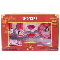 Lip SMAC 맥ker s Disney 뮬란 메이크업 선물 세트 선물용 네일 폴리쉬 립글로스 | 크리스마스 메이크업 컬렉션 | 휴일 선물