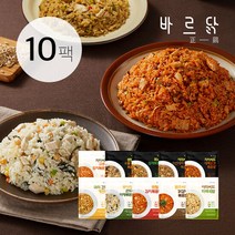 [바르닭] 닭가슴살 곤약볶음밥 10종 10팩, 맛 선택:귀리&간장계란밥 10팩