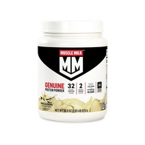 뉴 머슬밀크 제뉴인 프로틴 875g 바닐라 카세인 유청 단백질 복합 Muscle Milk Genuine 가루 분말 파우더 미국직구, 1개