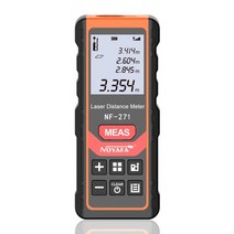 noyafa 40m 70m 레이저 거리 측정기 nf-271 전자 레이저 디지털 거리 측정기 눈금자 거리 측정기 측정 테이프 장치, 협력사, nf-271-오렌지, 80m
