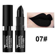 (5개세트)매트 빈티지 컬러 립스틱 블랙립스틱 호박 블랙 퍼플 다크 레드 골드 성격, H  (1+4 구매자 별도 선택가능)