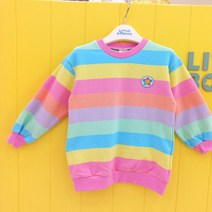 리틀밥독 W렌보우티셔츠B221MTS13(시흥모다)