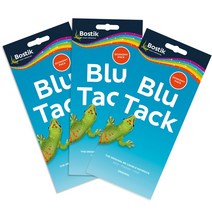 블루택 재사용가능 오리지널 점토접착제 90g, 3개