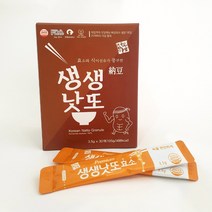 발효명가 청보마을 가장 간편한 낫또스틱 낫또성분그대로 3.5gx30개 HACCP인증, 1개, 105g