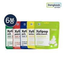 동국제약 핀란드산 자일리톨 자일리팝 40gX6봉 옵션 택1, 퓨어 6봉
