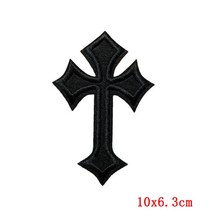 배지 의류 10 개 도매 예수 십자가 아플리케 놓은 패치 스티커 종교 믿음, 01 PE6633CT