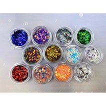 입체 사각 글리터 12종