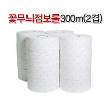 [당일발송] 꽃무늬 점보롤 2겹 16롤 300m, 1개, 16개