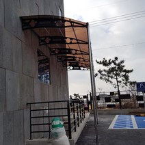 1870X9500 라운딩차양 DIY차양 렉산색상 테라스파고라 폴리카보네이트 돌출차양, 그린, 레드, 실버