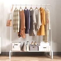 cocooning MODERM SIMPLE 매장 옷가게 사무실 원룸 깔끔한 디자인행거 행거, 스탠드화이트