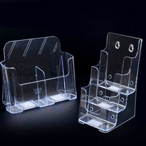 THCO12 카달로그브로셔꽂이 A6 팜플렛거치대 카탈로그진열대, 3단
