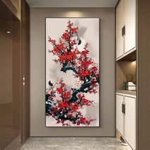 매화 꽃 보석십자수 DIY 취미 세트, 70X120CM