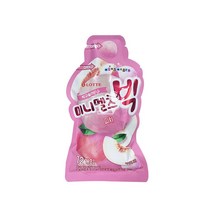 롯데제과) 미니멜츠 빅구슬 피치 24개, 가인1 1