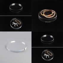 히뚜상점 원형 스테이지 아크릴 진열대 100 귀걸이판매대 ㄷ받침대 아크릴도서거치대 아크릴머리띠정리대 2단머리띠정리대 아크릴집기 악세사리가판대 아크릴귀걸이정리대 아크릴목걸이거치대