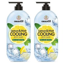 오가니스트 레몬 민트 바디워시 1 500g, 2개, 1500g