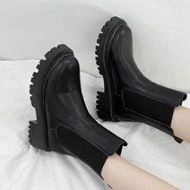 파인드미 미들 첼시 오피스 앵클 멋쟁이 부츠 여자여름샌들 검정색 여자 코디 2W9ED87F