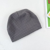 도트 사계절 수면 비니 실내 면 데일리 중년여성 두건 모자