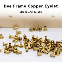 양봉 황동 프레임 작은 구멍 꿀벌 벌집 스레딩 상자 둥지 재단 장비용 구리 눈, 한개옵션0