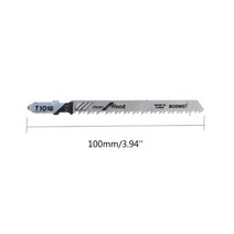 컷쏘 컷쇼 충전컷소 전동공구 T101B HCS 100mm 직소 블레이드 5 개 목재 T-생크 지그 톱날, 5개