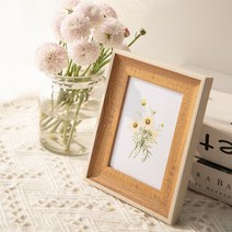 포토 프레임 스탠드 분위기 심플 레진 크리에이티브 6인치 8인치 진자 포토월 모던 크리, 6 인치 [2 개의 목적 매달려] 내부 직경 102 천, 호두