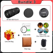 캐논 렌즈 카메라 RF 100400mm F568 IS USM 풀 프레임 미러리스 자동 초점 줌 망원 RF100 400 100 400mm, 4.캐논 RF - Bundle 3