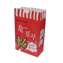 유앤팩 슈감자봉투 1000매 감자 튀김 슈감자 감자봉투, 1000개