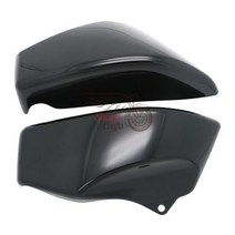 오토바이 배터리 사이드 커버 프레임 커버 보호 혼다 VTX 1800 VTX1800 R/S/N/F/T 2002 2003 2004 2005 2006 2007 2008, Black