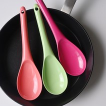 크레용 파스텔 멜라민 조리도구 주걱 25cm, 자몽
