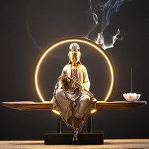 LED 불상 조명 천수관음 지연관음 정병관음, A타입단독보살=그린