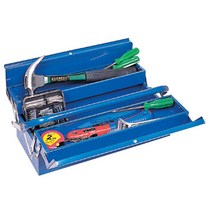 힘찬상회_철재공구함-양쪽개폐형2단 STB126 370x160x123mm(1EA)_힘찬Hcmar+ㅋ, 단일상품^