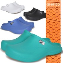 스티코 조리화 NEC-03S (남여공용) 쉐프조리화 주방장화 안전화 미끄럼방지, 블루, 1개