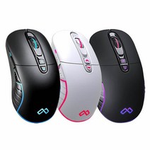 [ 17시까지 우체국특송 ] 맥스틸 TRON G10 PRO Reborn ( 화이트색상 ) 게이밍 마우스, G10 PRO 매트 ( 블랙 )