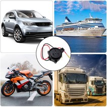 후진벨 트럭 화물차 백부저12V 300DB 자동차 트럭 백업 알람 차량 리버스 비퍼 경적 SUV 보트 트랙터 RV, 한개옵션0