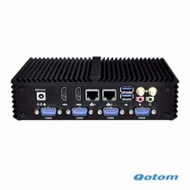 OEM 6 COM 산업용 PC 팬리스 미니 Qotom-Q330P 코어 i3-4005U ( 1.80 GHz Haswell) RS485 VGA 옵션, Option 2, 8GB RAM 64GB SSD