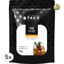 라이브잇 타코 애플시나몬 파우더 아이스티분말, 40개, 1개입, 1kg