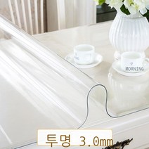 테이블매트 매트테이블 위 까는 고무매트 테이블다기 소프트가죽 화상방지 실리콘 열차단 바탕화면 투명 보호 ., T04-투명 1.0mm, C16-90*140cm